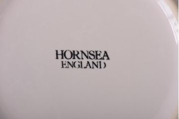 イギリスビンテージ　Hornsea(ホーンジー)　FLEUR(フルール)　トリオ2客セット(カップ&ソーサー、プレート)