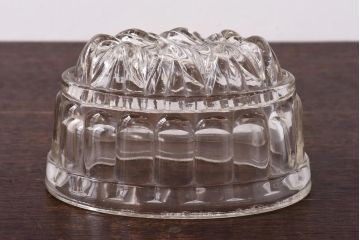 アンティーク雑貨　イギリスアンティーク　小物入れとしてもおすすめなガラス製のゼリーモールド(菓子型)