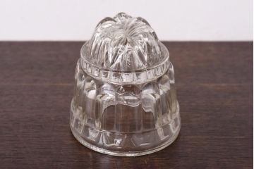 アンティーク雑貨　イギリスアンティーク　小物入れとしてもおすすめなガラス製のゼリーモールド(菓子型)