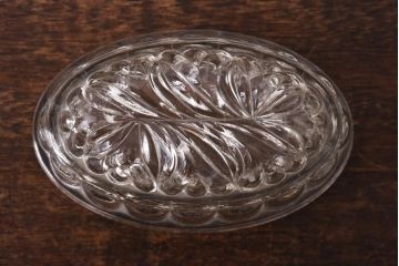 アンティーク雑貨　イギリスアンティーク　小物入れとしてもおすすめなガラス製のゼリーモールド(菓子型)