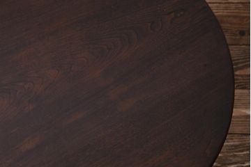 アンティーク雑貨　リメイク家具　天板ケヤキ一枚板　シックな雰囲気がお洒落なサイドテーブル(飾り台)