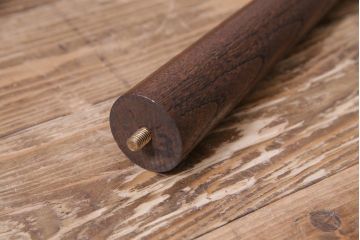 アンティーク雑貨　リメイク家具　天板ケヤキ一枚板　シックな雰囲気がお洒落なサイドテーブル(飾り台)