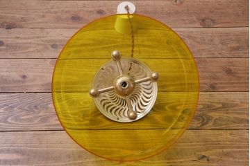 レトロ　松下電工(ナショナル)　4灯　エレガントかつユニークなシャンデリア(天井照明)