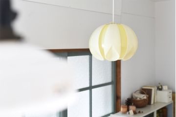 リメイク　レトロポップで可愛らしいペンダントライト(天井照明、吊り下げ照明)