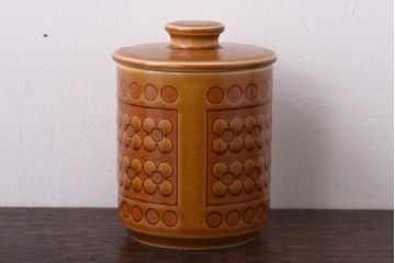 イギリスビンテージ　HORNSEA(ホーンジー)　SAFFRON(サフラン)　シュガーポット(洋食器)
