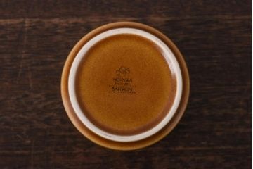 イギリスビンテージ　HORNSEA(ホーンジー)　SAFFRON(サフラン)　シュガーポット(洋食器)