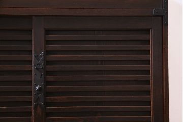 アンティーク家具　古民具　明治期　ヒノキ材　細かな引き出しが魅力の帳場箪笥(収納棚)