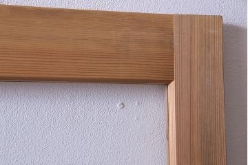 昭和初期　ナチュラルテイストに取り入れられるシンプルなガラス戸1枚(引戸、建具)(1)