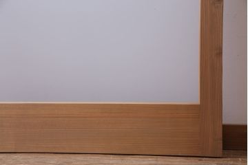 昭和初期　ナチュラルテイストに取り入れられるシンプルなガラス戸1枚(引戸、建具)(1)