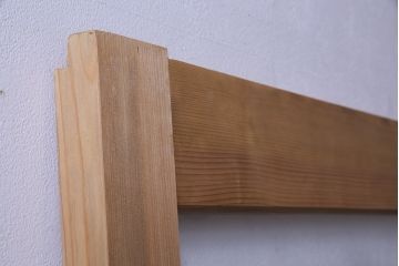 昭和初期　ナチュラルテイストに取り入れられるシンプルなガラス戸1枚(引戸、建具)(1)