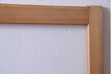 昭和初期　ナチュラルテイストに取り入れられるシンプルなガラス戸1枚(引戸、建具)(1)