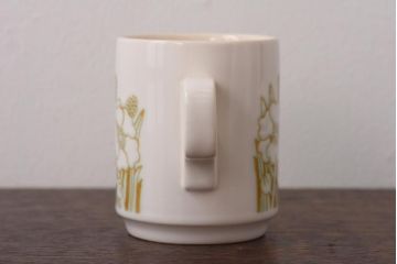 イギリスビンテージ　Hornsea(ホーンジー)　FLEUR(フルール)　カップ&ソーサー2客セット(2)