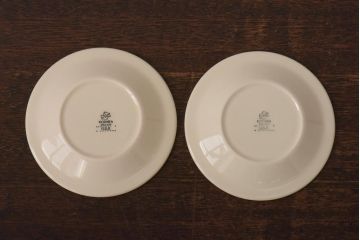 イギリスビンテージ　Hornsea(ホーンジー)　FLEUR(フルール)　カップ&ソーサー2客セット(2)