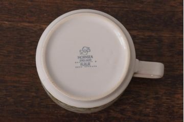 イギリスビンテージ　Hornsea(ホーンジー)　FLEUR(フルール)　カップ&ソーサー2客セット(コーヒーカップ)(1)