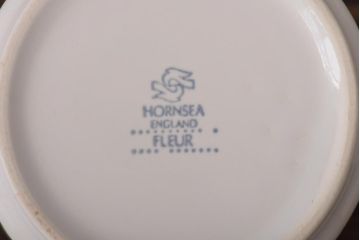 イギリスビンテージ　Hornsea(ホーンジー)　FLEUR(フルール)　カップ&ソーサー2客セット(コーヒーカップ)(1)