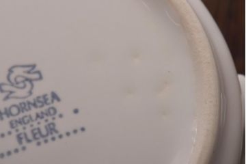 イギリスビンテージ　Hornsea(ホーンジー)　FLEUR(フルール)　カップ&ソーサー2客セット(コーヒーカップ)(1)