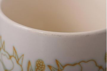 イギリスビンテージ　Hornsea(ホーンジー)　FLEUR(フルール)　カップ&ソーサー2客セット(コーヒーカップ)(2)