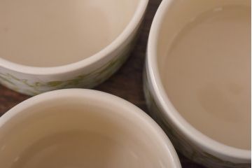 イギリスビンテージ　HORNSEA(ホーンジー)　FLEUR(フルール)　トリオ3客セット
