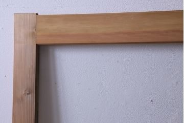 昭和初期　ナチュラルテイストに取り入れられるシンプルなガラス戸1枚(引戸、建具)(2)