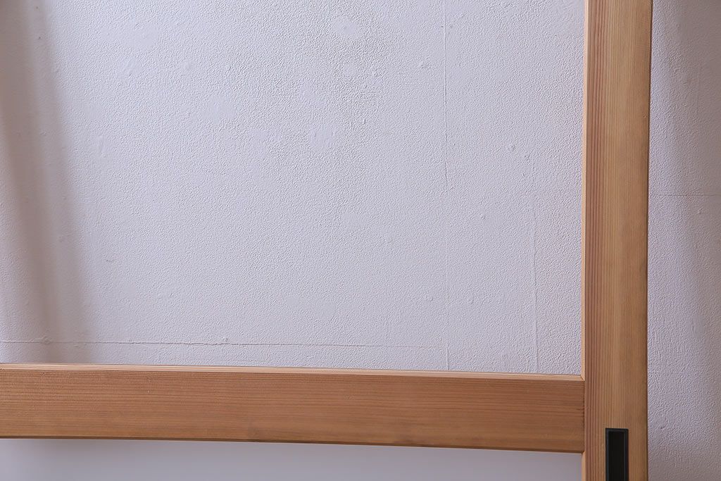 昭和初期　ナチュラルテイストに取り入れられるシンプルなガラス戸1枚(引戸、建具)(2)