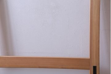 昭和初期　ナチュラルテイストに取り入れられるシンプルなガラス戸1枚(引戸、建具)(2)