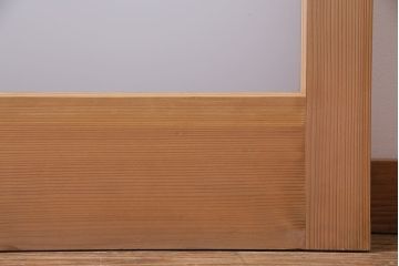 昭和初期　ナチュラルテイストに取り入れられるシンプルなガラス戸1枚(引戸、建具)(2)