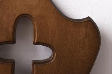 中古　四国工芸　森のサーカス　カントリーテイストなチェア(スツール、小椅子)(1)