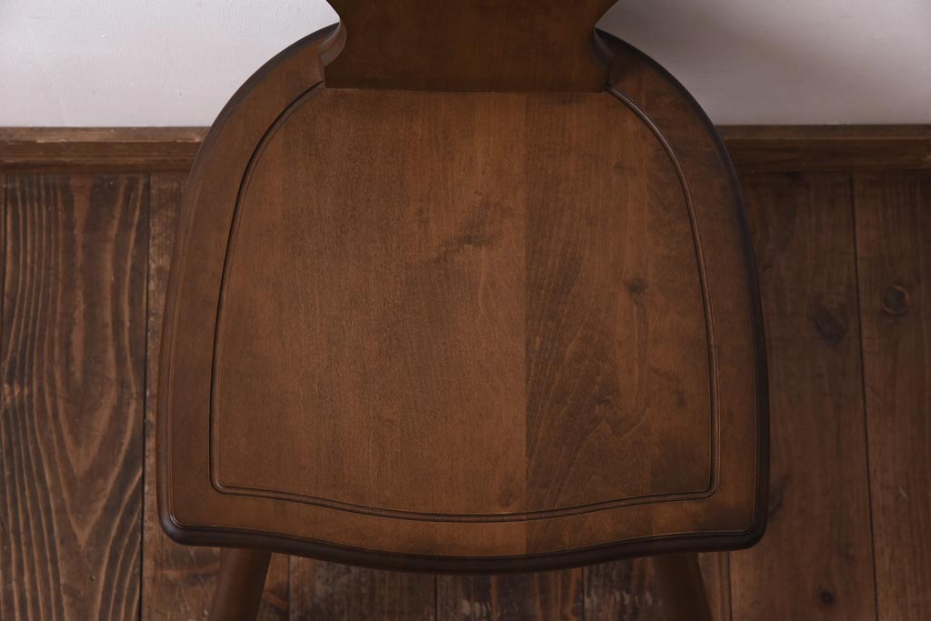 中古　四国工芸　森のサーカス　カントリーテイストなチェア(スツール、小椅子)(2)