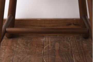 中古　四国工芸　森のサーカス　カントリーテイストなチェア(スツール、小椅子)(2)