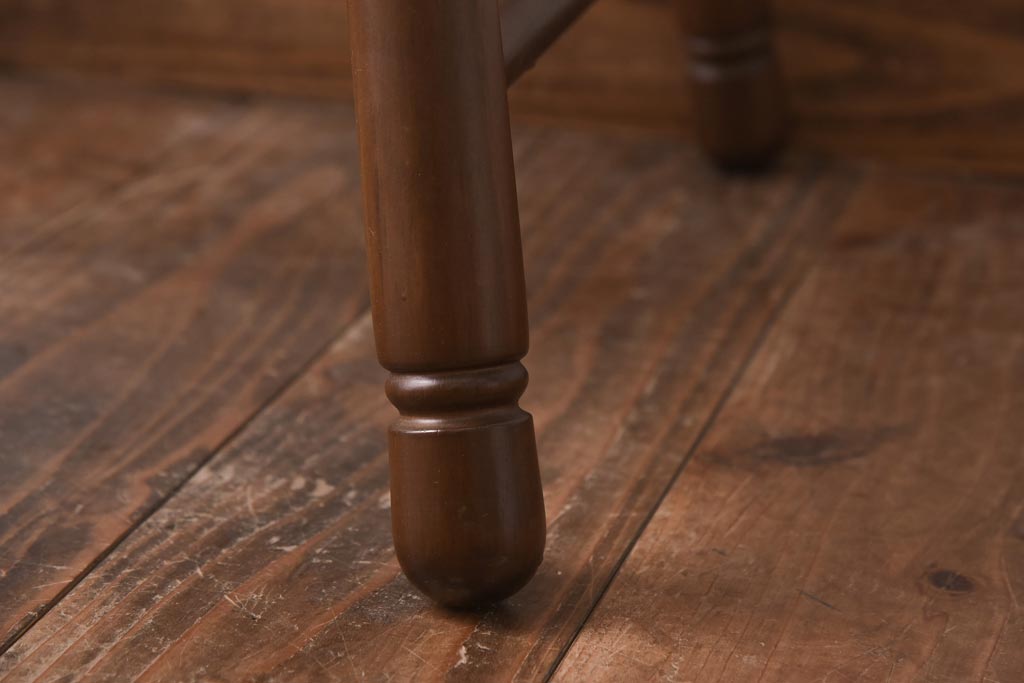 中古　四国工芸　森のサーカス　カントリーテイストなチェア(スツール、小椅子)(2)