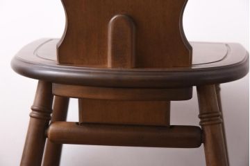 中古　四国工芸　森のサーカス　カントリーテイストなチェア(スツール、小椅子)(2)