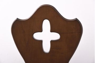 中古　四国工芸　森のサーカス　カントリーテイストなチェア(スツール、小椅子)(2)