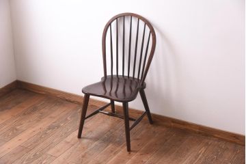中古　松本民芸家具　#72 ビンテージリーチ型チェア(ダイニングチェア、椅子)