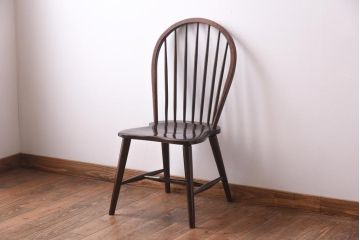 中古　松本民芸家具　#72 ビンテージリーチ型チェア(ダイニングチェア、椅子)