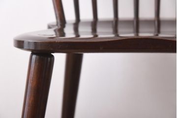 中古　松本民芸家具　#72 ビンテージリーチ型チェア(ダイニングチェア、椅子)