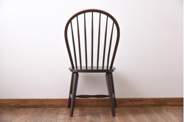 中古　松本民芸家具　#72 ビンテージリーチ型チェア(ダイニングチェア、椅子)