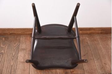 中古　松本民芸家具　#72 ビンテージリーチ型チェア(ダイニングチェア、椅子)