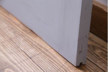 ペイント建具　淡いカラーが魅力的なガラス引き戸1枚(ガラス戸、建具)