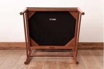 ヴィンテージ家具　北欧ビンテージ　McIntosh(マッキントッシュ)　No.9433　木と革の風合いが格好いいダイニングチェア(ワークチェア、椅子)(1)