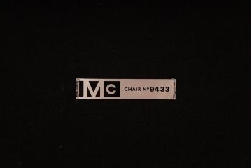 ヴィンテージ家具　北欧ビンテージ　McIntosh(マッキントッシュ)　No.9433　木と革の風合いが格好いいダイニングチェア(ワークチェア、椅子)(1)