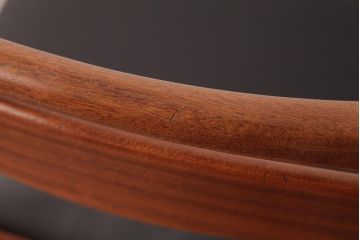 ヴィンテージ家具　北欧ビンテージ　McIntosh(マッキントッシュ)　No.9433　木と革の風合いが格好いいダイニングチェア(ワークチェア、椅子)(2)