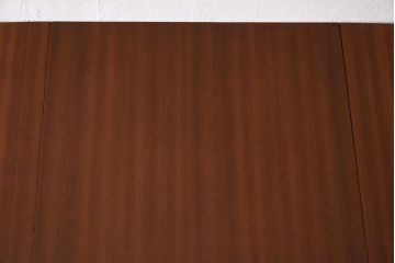 ヴィンテージ家具　北欧ビンテージ　チーク材　ブラックの脚がクールなエクステンションテーブル(ドローリーフテーブル、ダイニングテーブル)