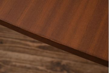 ヴィンテージ家具　北欧ビンテージ　チーク材　ブラックの脚がクールなエクステンションテーブル(ドローリーフテーブル、ダイニングテーブル)
