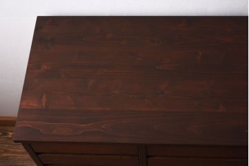 リメイク家具　前板ナラ材　40杯もの引き出しが付いた迫力満点なチェスト(引き出し、書類ケース)