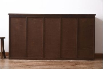 リメイク家具　前板ナラ材　40杯もの引き出しが付いた迫力満点なチェスト(引き出し、書類ケース)