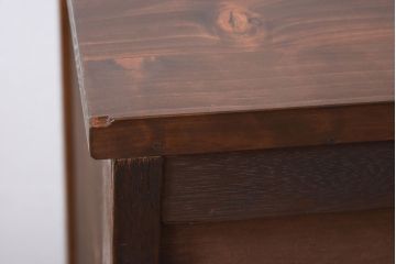 リメイク家具　前板ナラ材　40杯もの引き出しが付いた迫力満点なチェスト(引き出し、書類ケース)