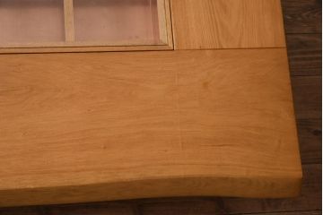 アンティーク雑貨　中古　柏木工　温もり溢れるナラ材製の長火鉢(座卓、ローテーブル)