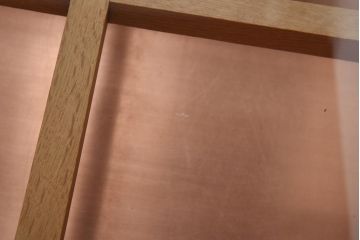 アンティーク雑貨　中古　柏木工　温もり溢れるナラ材製の長火鉢(座卓、ローテーブル)