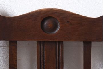 アンティーク家具　イギリスアンティーク　オーク材　クラシカルな雰囲気がお洒落なダイニングチェア(椅子、チェア)