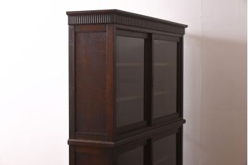 アンティーク家具　和製アンティーク　大正ロマンな色気が香る重ね収納棚(飾り棚)